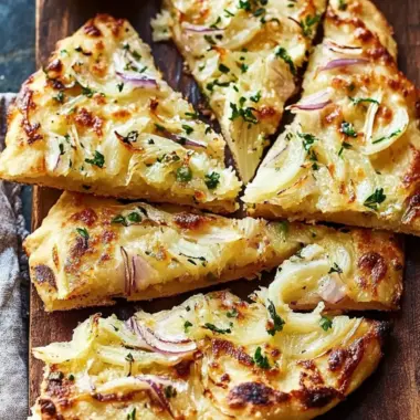 Savory Onion Flatbread Recipe for the Perfect Cozy Night 9 Onion Flatbread
