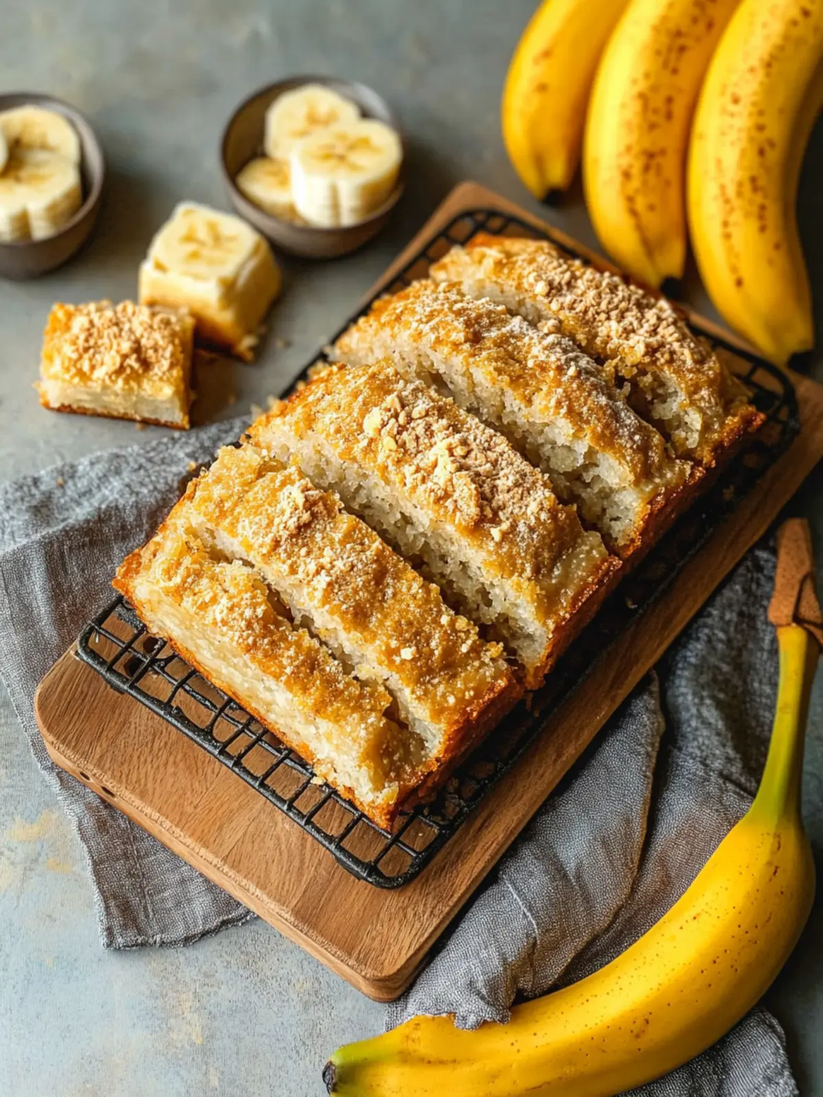 Irresistible Banana Mochi Bread: Chewy Goodness Awaits 3 Banana Mochi Bread