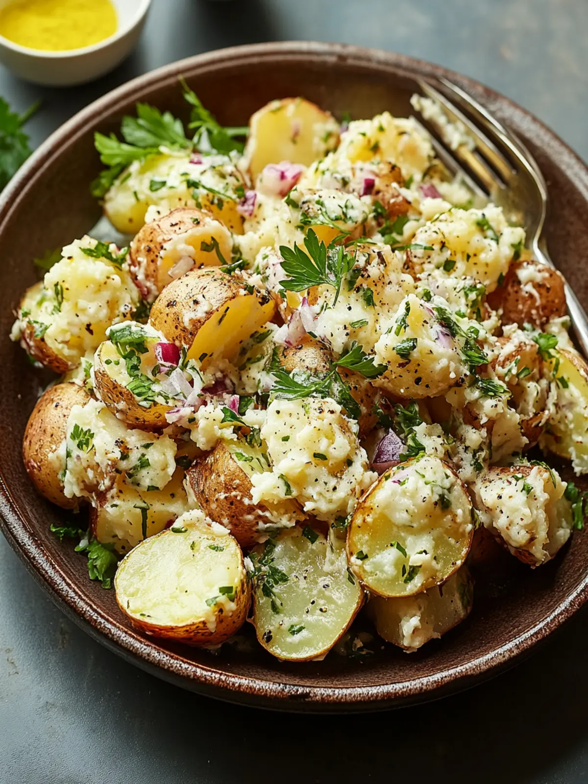 Crispy Smashed Potato Salad: A Flavorful Twist on Tradition 5 Crispy Smashed Potato Salad