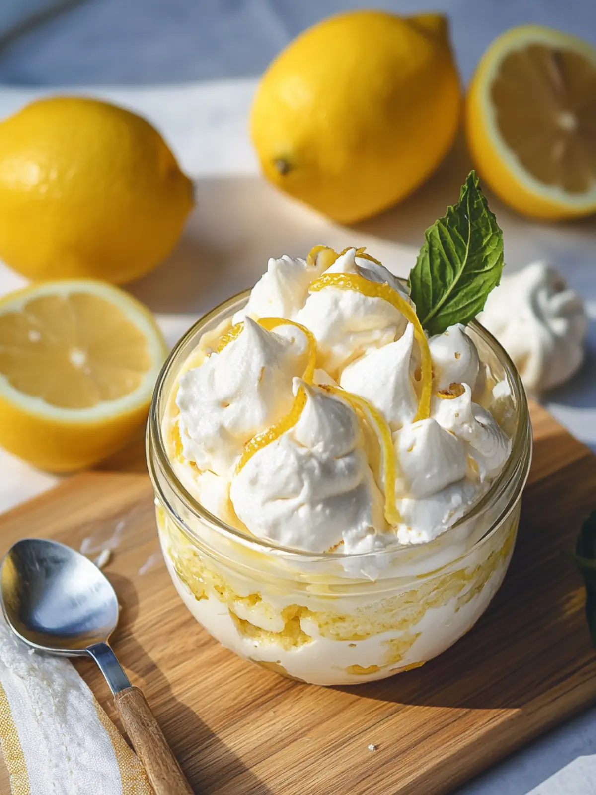Delightful Lemon Meringue Fool: Quick 4-Ingredient Treat 4 Lemon Meringue Fool