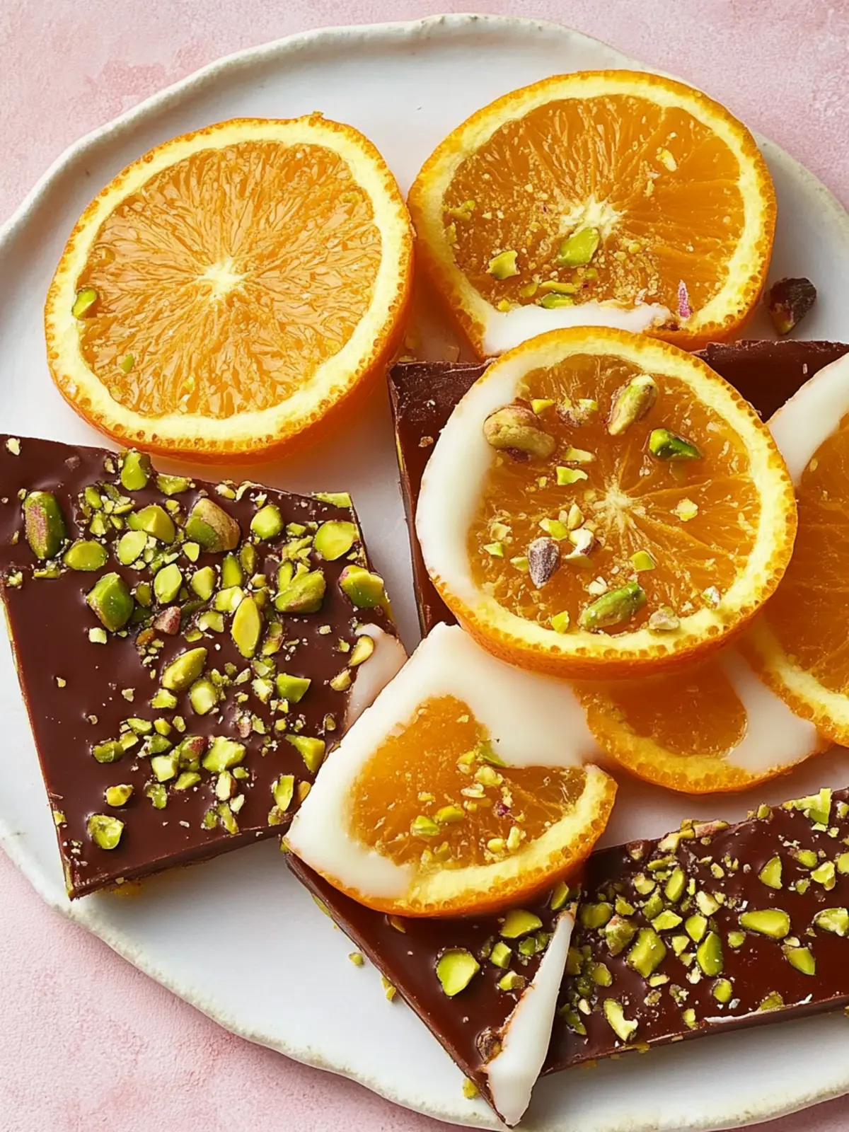 Chocolate-Pistachio Orange Slices for a Sweet Refreshing Treat 3 Chocolate–Pistachio Orange Slices