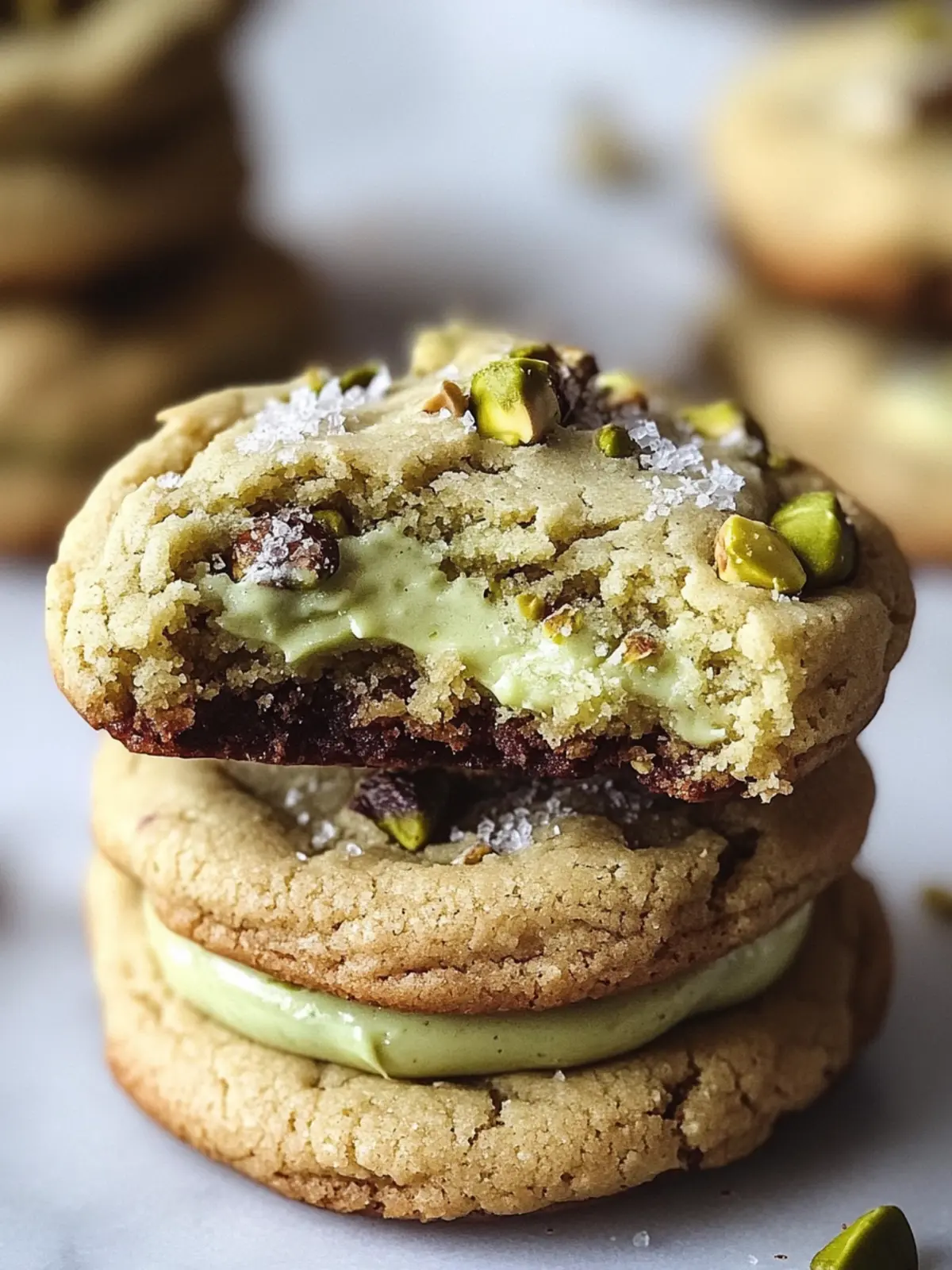 Melt-in-Your-Mouth Pistachio Cream Cookies You'll Love 3 Pistachio Cream Cookies