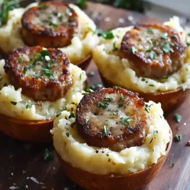 Crispy Irish Bangers & Mash Cups for Cozy Gatherings 9 Irish Bangers & Mash Cups