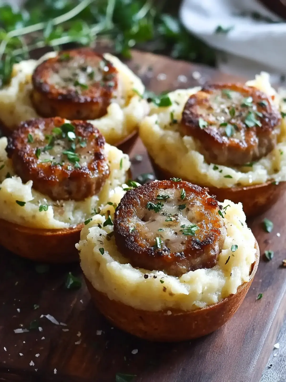 Crispy Irish Bangers & Mash Cups for Cozy Gatherings 5 Irish Bangers & Mash Cups