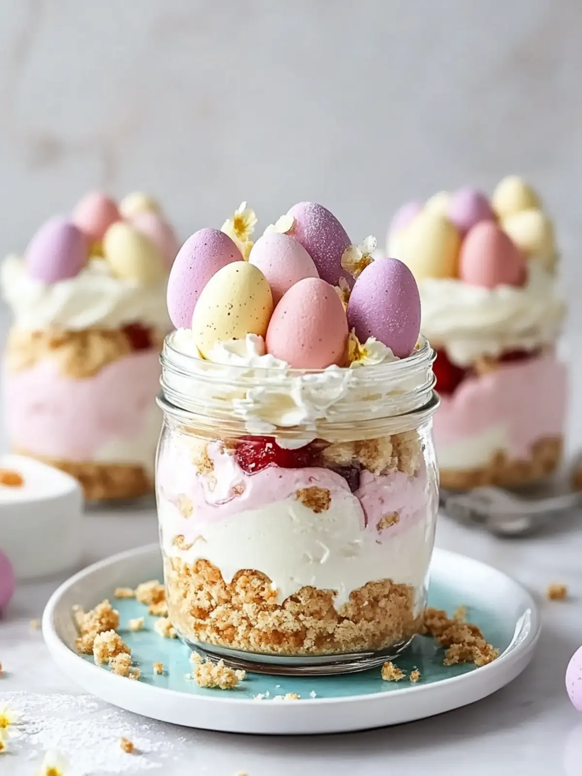 Easter Egg Cheesecake Jars That Wow Your Spring Gatherings 4 Easter Egg Cheesecake Jars