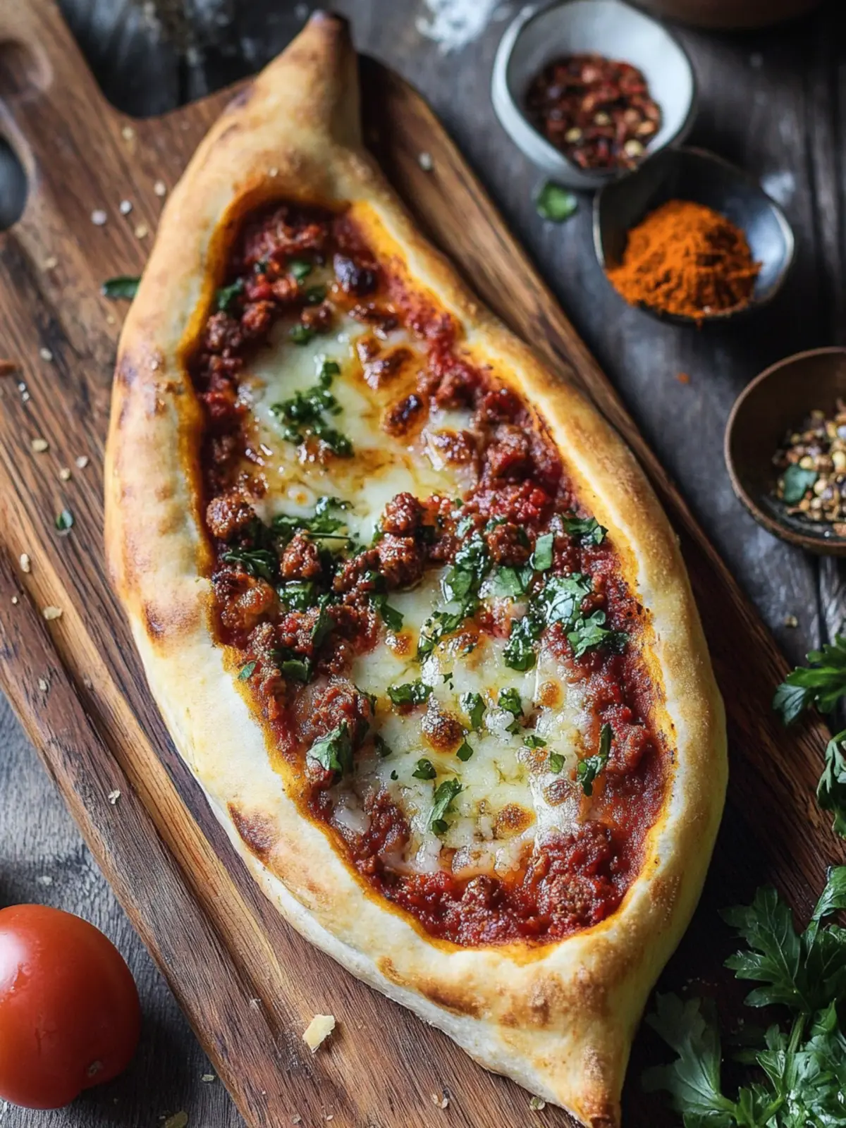 Turkish Pide with Chorizo: Easy Comfort Food for Sharing 5 Turkish Pide with Chorizo