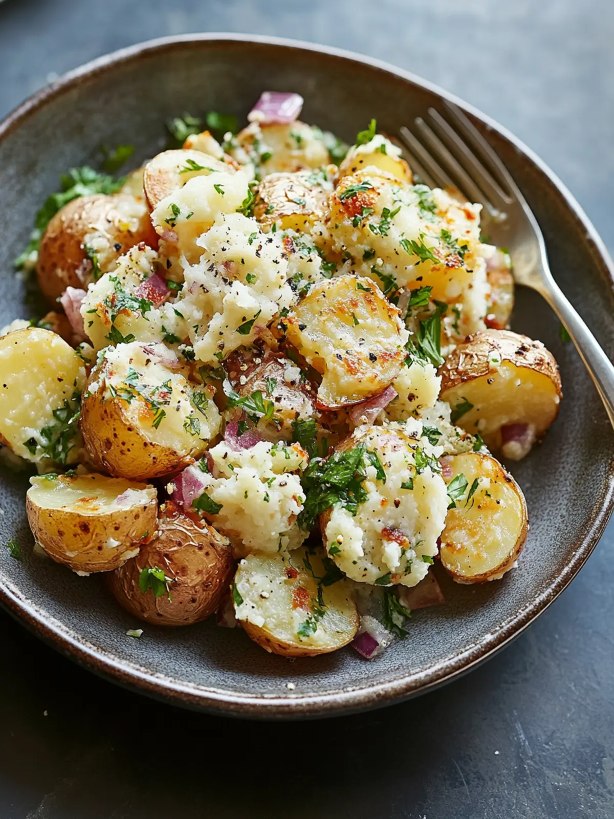 Crispy Smashed Potato Salad: A Flavorful Twist on Tradition 4 Crispy Smashed Potato Salad