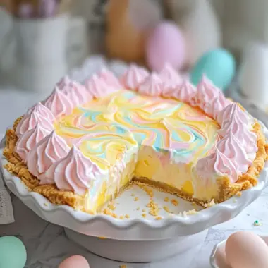 Easter Swirl Pie: A Festive No-Bake Dream for Everyone 9 Easter Swirl Pie