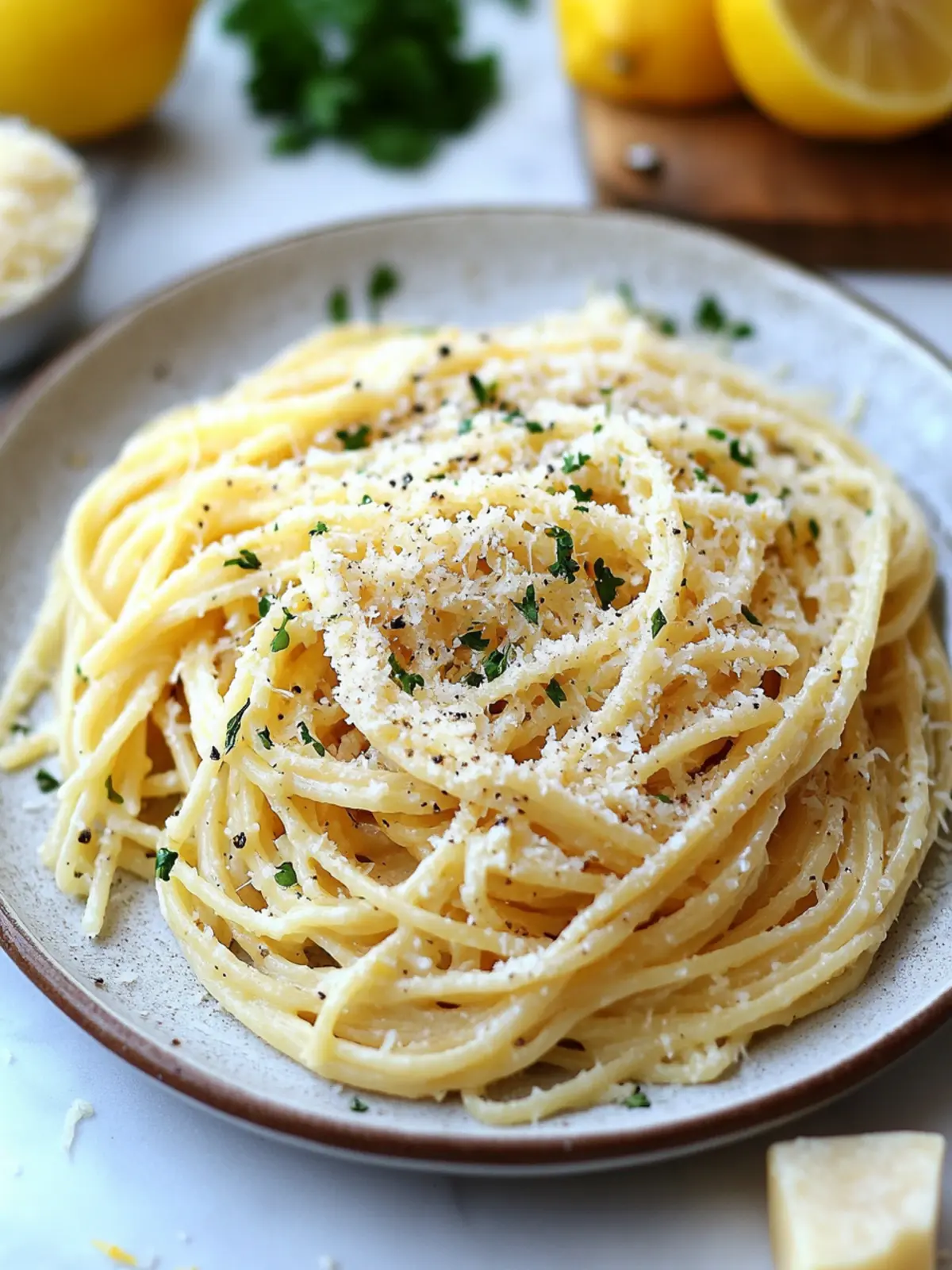 Zesty Lemon Parmesan Pasta That's a Comfort Food Winner 4 Lemon Parmesan Pasta