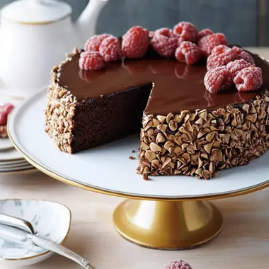 Irresistible Flourless Chocolate Cake with a Nutty Twist 9 Flourless Chocolate Cake