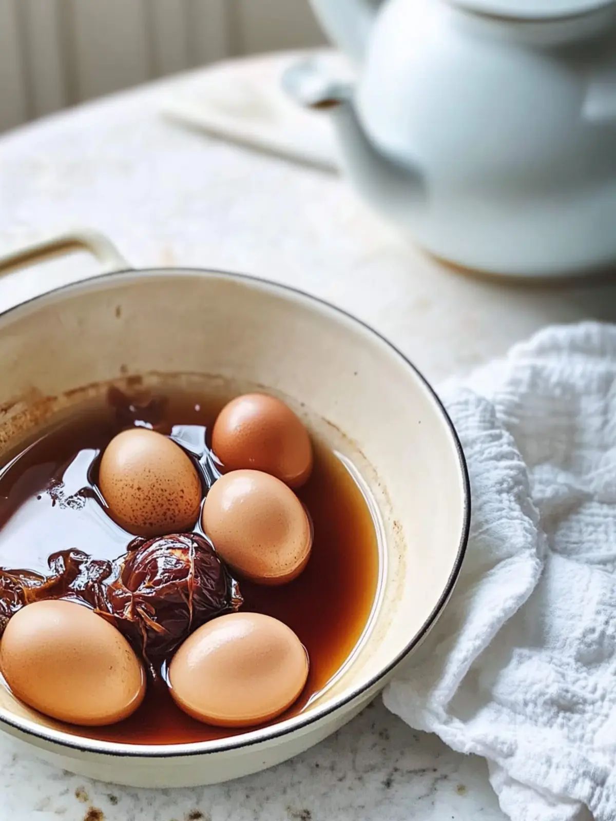 Slow Simmered Tea Stained Eggs for a Flavorful Breakfast Treat 2 Slow Simmered Tea Stained Eggs