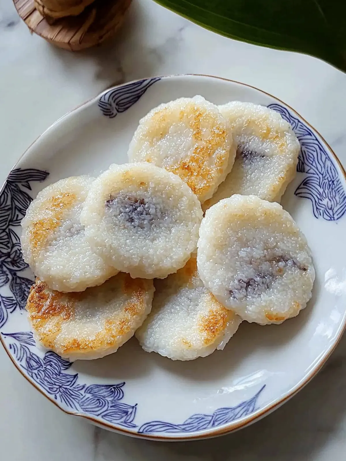 Chewy Glutinous Rice Cakes with Nutty Black Sesame Filling 3 Glutinous Rice Cakes