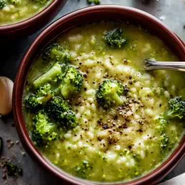 Delicious Garlic Italian Broccoli Soup Ready in 30 Minutes 10 Garlic Italian Broccoli Soup