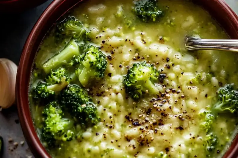 Garlic Italian Broccoli Soup