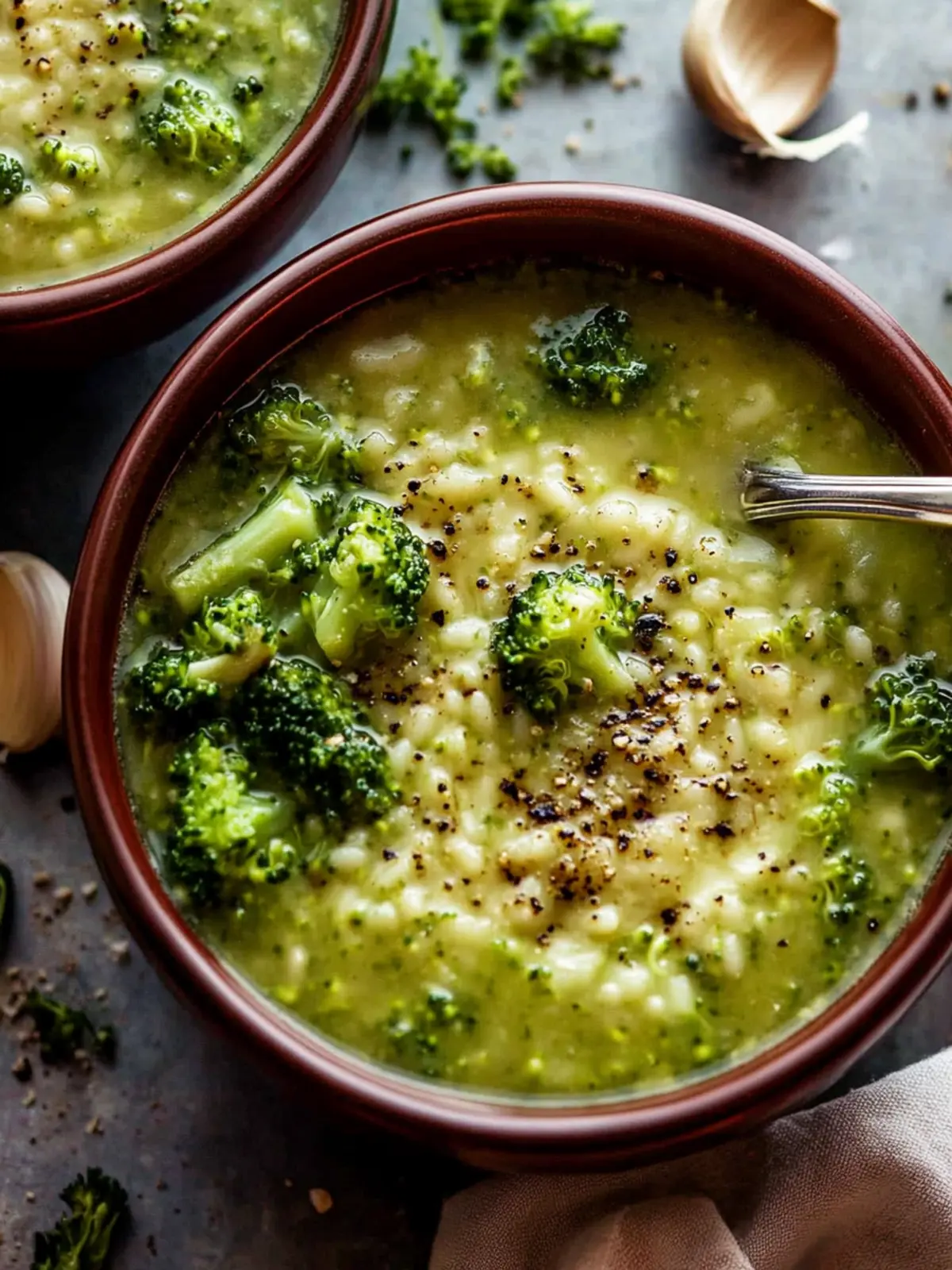 Delicious Garlic Italian Broccoli Soup Ready in 30 Minutes 5 Garlic Italian Broccoli Soup