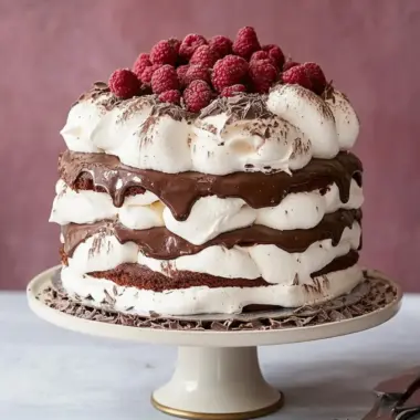 Chocolate Meringue Layer Cake: Light, Decadent Bliss Awaits 9 Chocolate Meringue Layer Cake