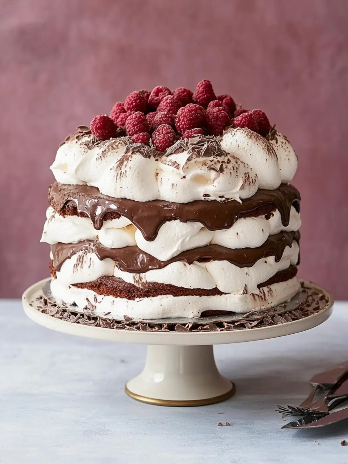 Chocolate Meringue Layer Cake: Light, Decadent Bliss Awaits 5 Chocolate Meringue Layer Cake