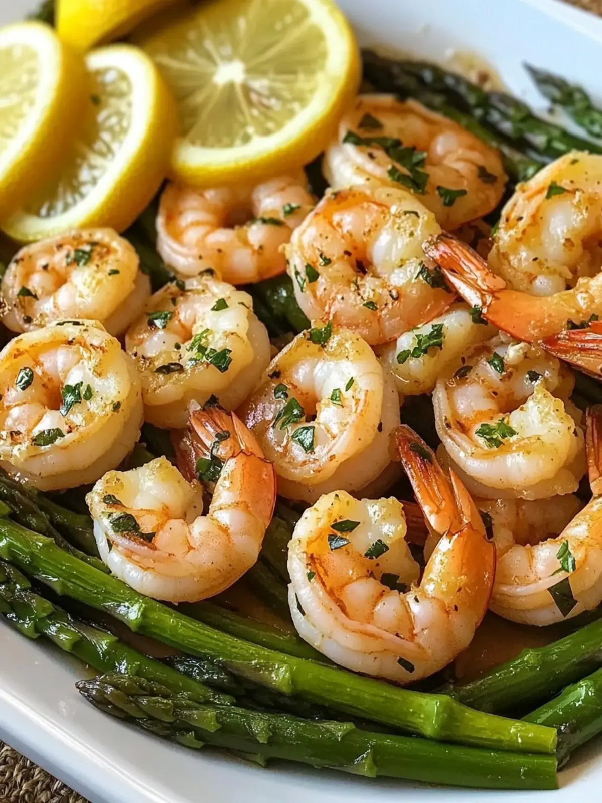 Flavor-Packed Lemon Garlic Shrimp and Asparagus in 20 Minutes 3 Lemon Garlic Shrimp and Asparagus