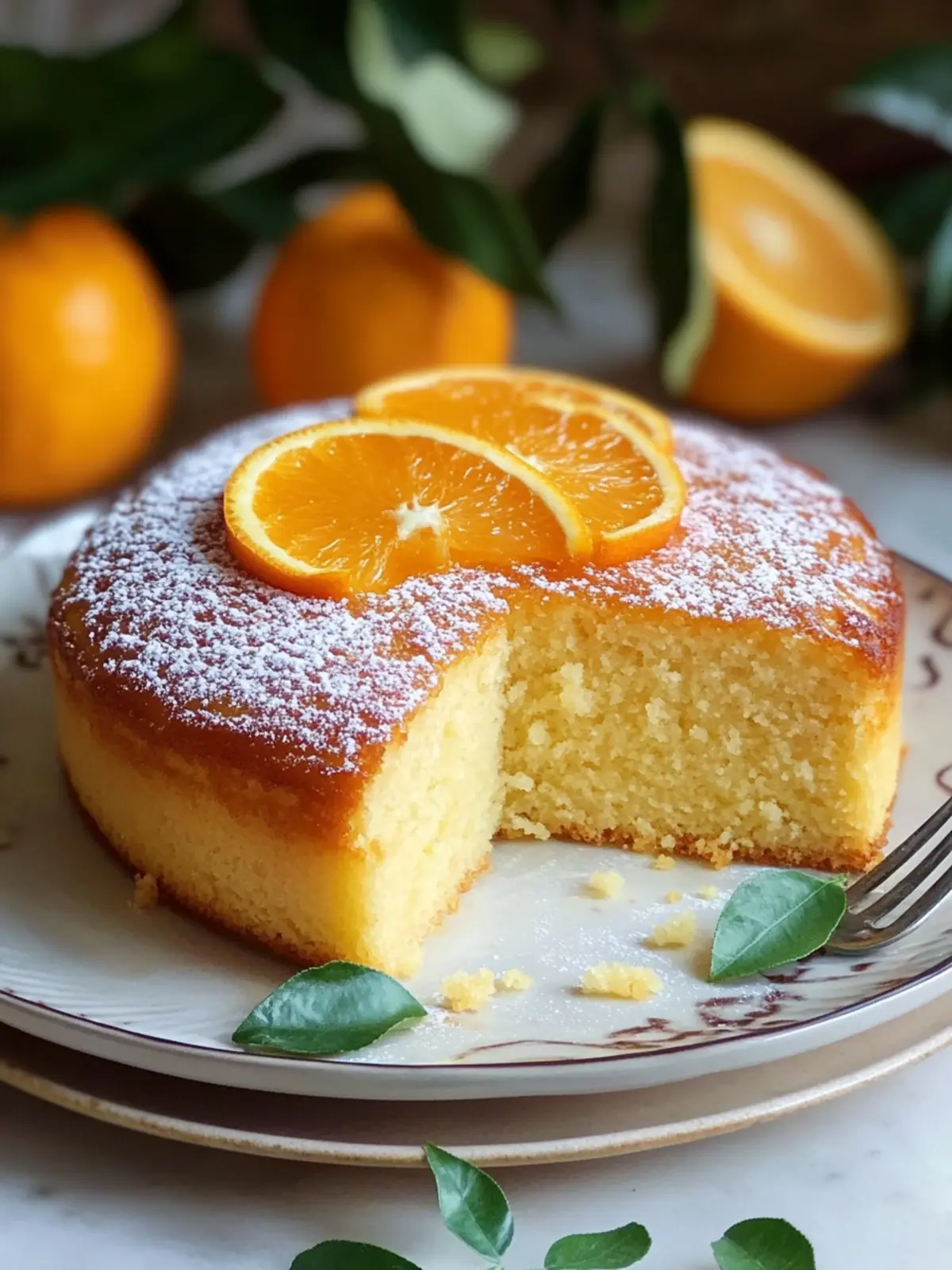 Sicilian Whole Orange Cake – Savor Every Zesty Bite! 3 Sicilian Whole Orange Cake