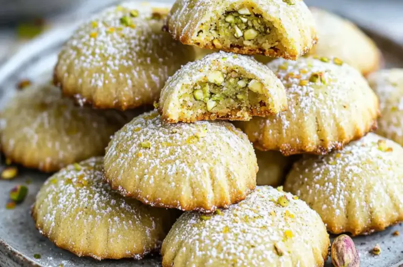 Pistachio Maamoul Cookies
