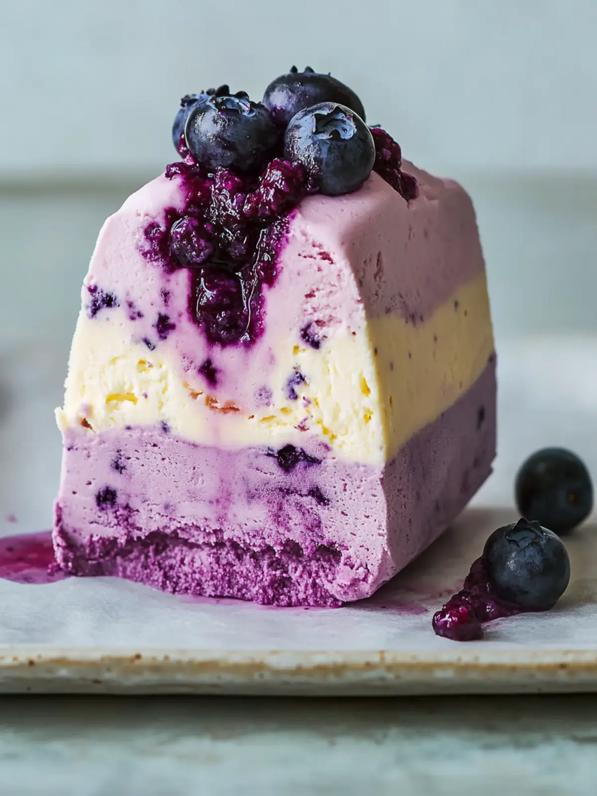 Blueberry & Nectarine Semifreddo: A Creamy Dreamy Delight 2 Blueberry & Nectarine Semifreddo