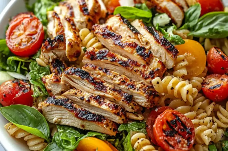 Grilled Chicken Pasta Salad