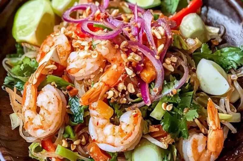 Pla Goong Salad