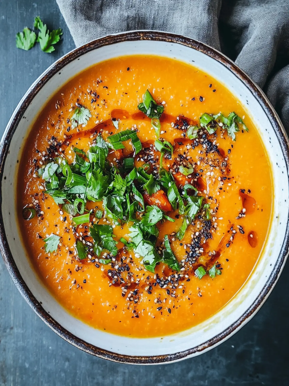 Spicy Miso Carrot Soup: A Cozy Vegan Delight in 30 Minutes 2 Spicy Miso Carrot Soup