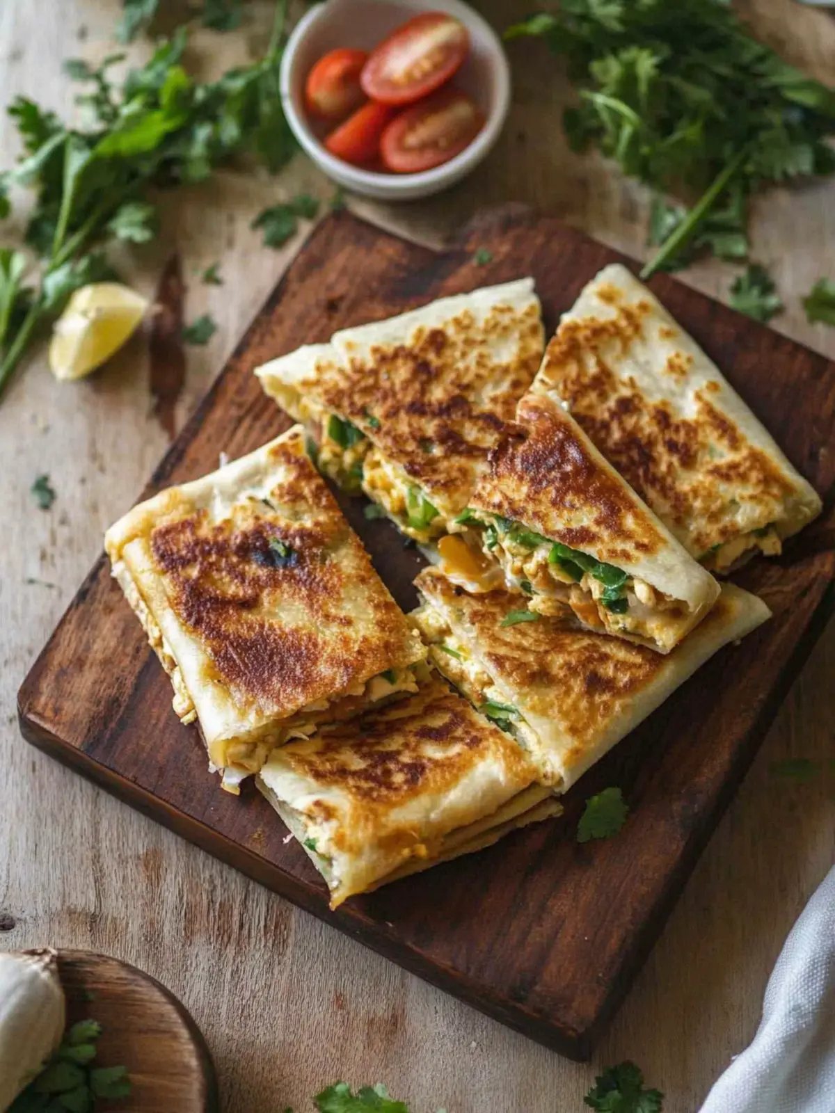 Delicious Chicken Murtabak: Perfect for Quick Weeknight Meals 3 Chicken Murtabak