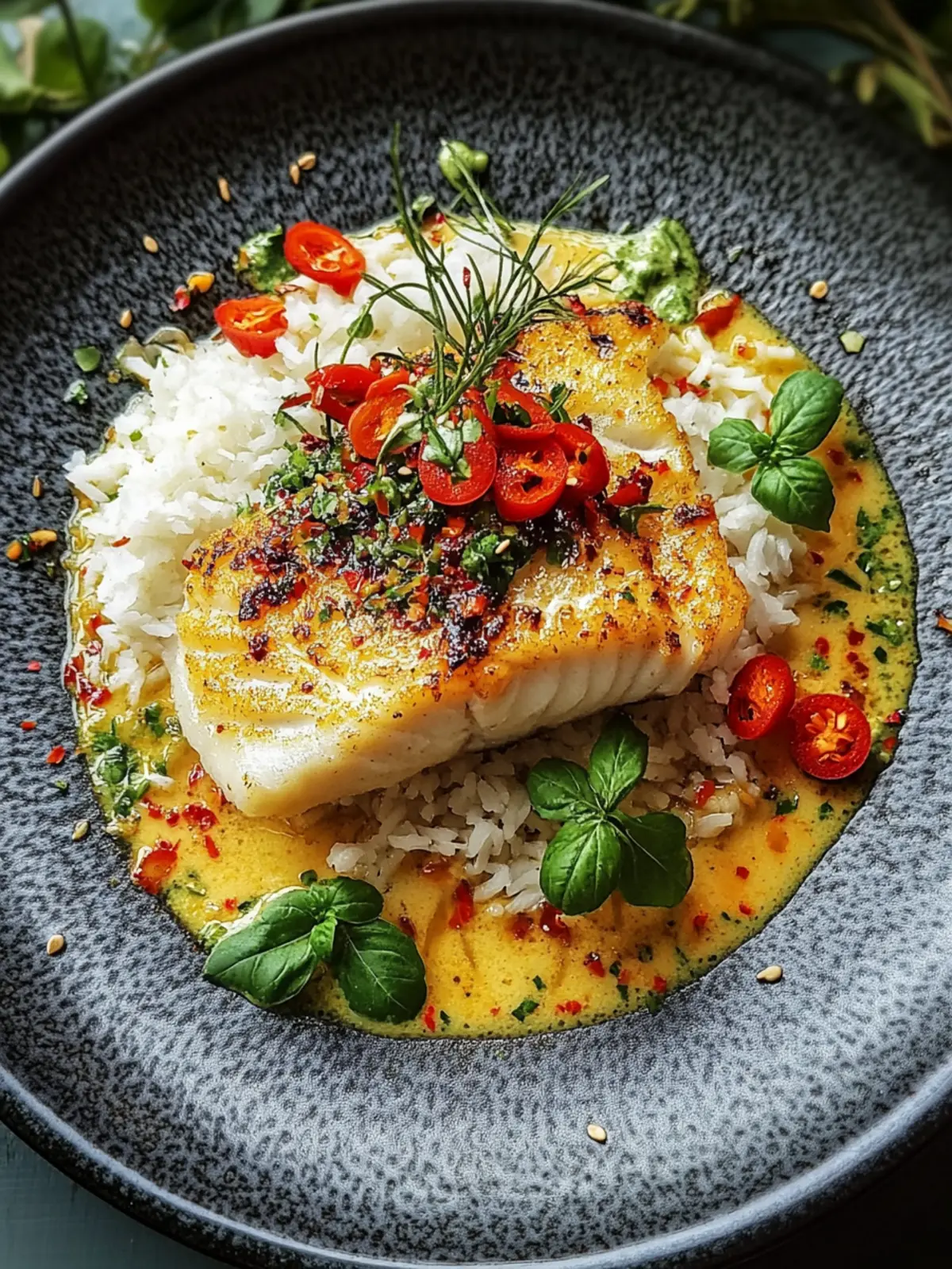 Tropical Grouper with Spicy Coconut: Elevate Your Dinner Game 2 Tropical Grouper with Spicy Coconut