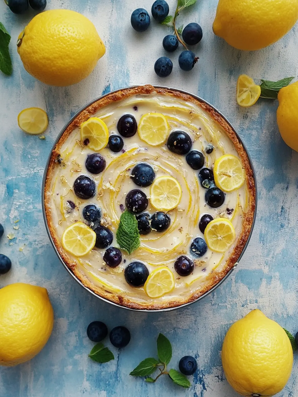 Lemon and Blueberry Soufra: A Creamy Dreamy Delight 3 Lemon and Blueberry Soufra