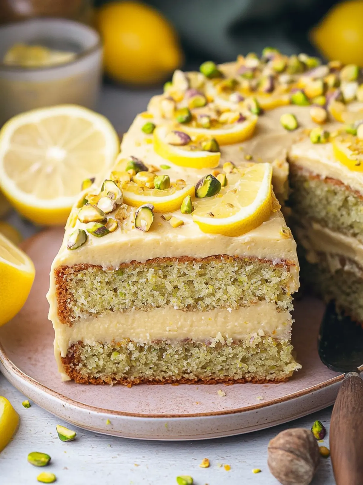 Lemon Pistachio Cake: Light, Zesty Delight You’ll Adore 4 Lemon Pistachio Cake