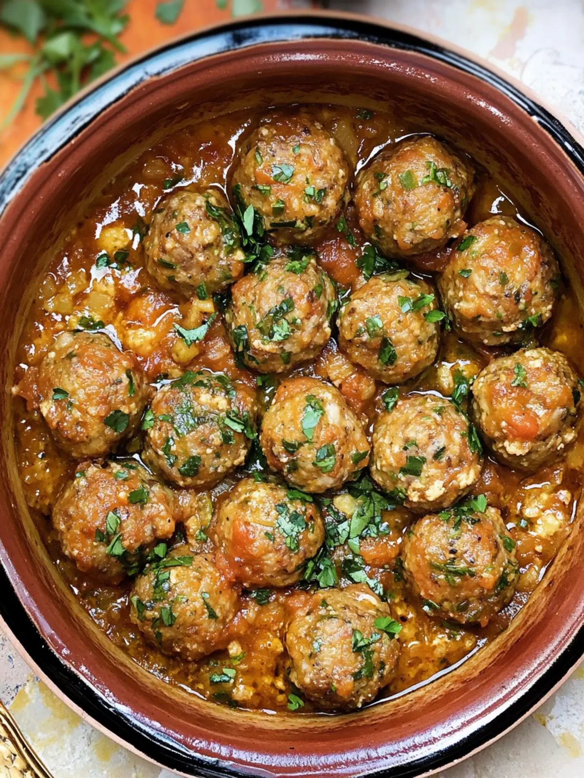 Savory Moroccan Meatballs Tagine to Delight Your Taste Buds 3 Moroccan Meatballs (Meatball Tagine)