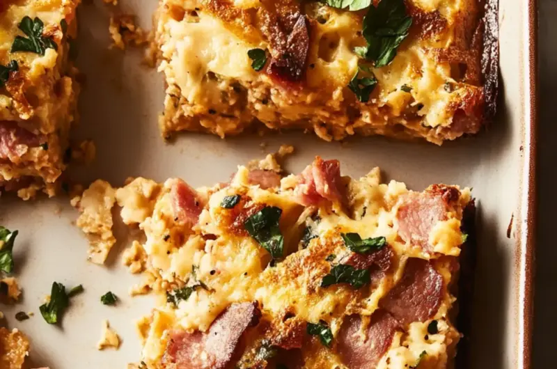 Pastrami Matzo Kugel