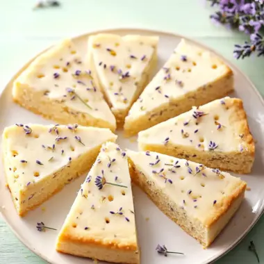 Lavender Shortbread Wedges: A Citrus-Infused Spring Delight 9 Lavender Shortbread Wedges