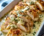 Baked Caesar Chicken with Creamy Parmesan Sauce in 35 Minutes