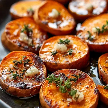 Savory Roasted Sweet Potato Rounds with Feta Bliss 10 Roasted Sweet Potato Rounds