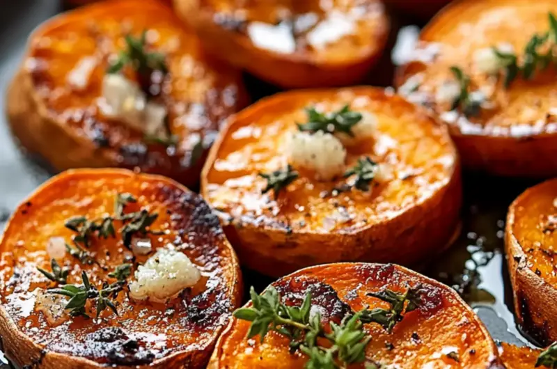 Roasted Sweet Potato Rounds