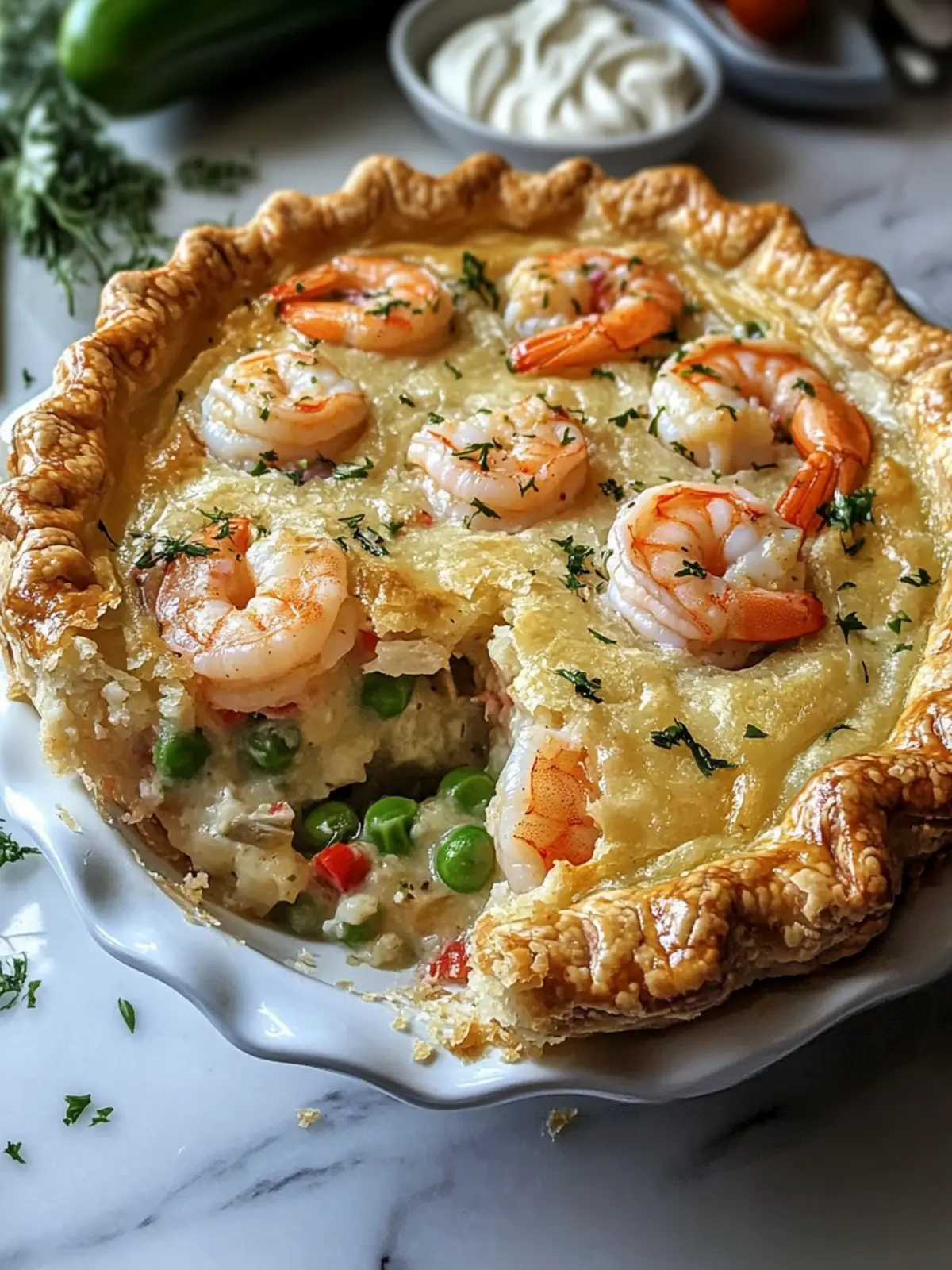 Florida Shrimp Pie - Quick, Creamy Delight for Family Dinners 4 Florida Shrimp Pie