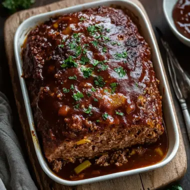 Savory Cowboy Meatloaf with BBQ and Cheddar Goodness 9 Cowboy Meatloaf