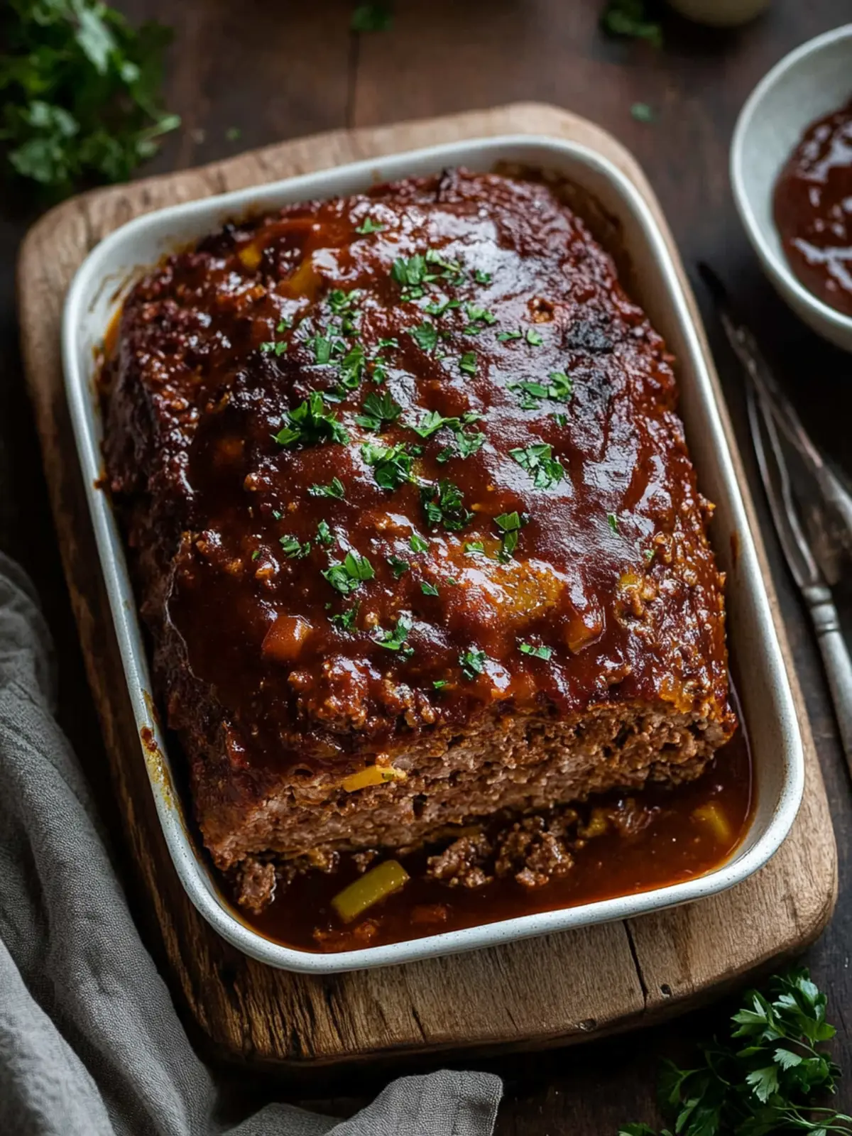 Savory Cowboy Meatloaf with BBQ and Cheddar Goodness 5 Cowboy Meatloaf