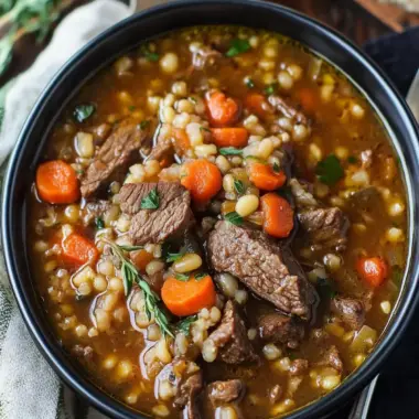 Savory Beef Barley Soup for Cozy Nights at Home 10 Beef Barley Soup