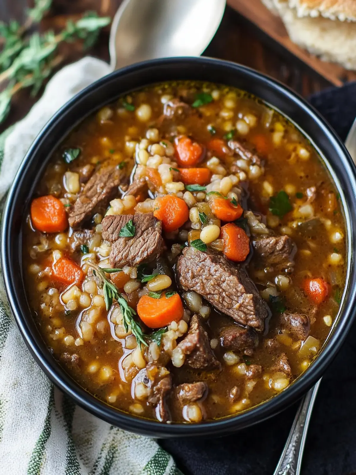 Savory Beef Barley Soup for Cozy Nights at Home 5 Beef Barley Soup