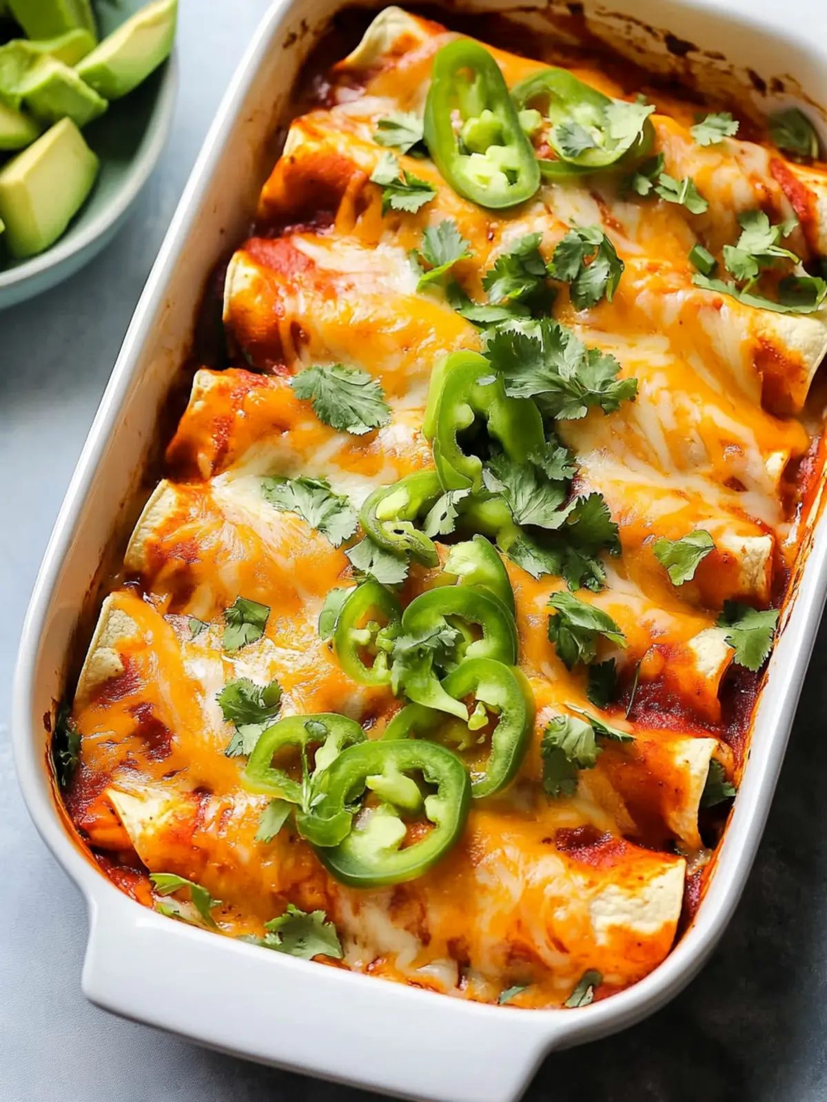 Irresistible Chicken Enchiladas with Creamy Red Sauce 2 Chicken Enchiladas