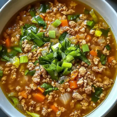 One-Pot Egg Roll Soup: A Cozy Low-Carb Delight 10 One-Pot Egg Roll Soup