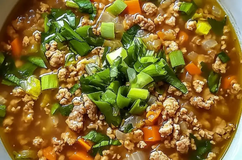 One-Pot Egg Roll Soup