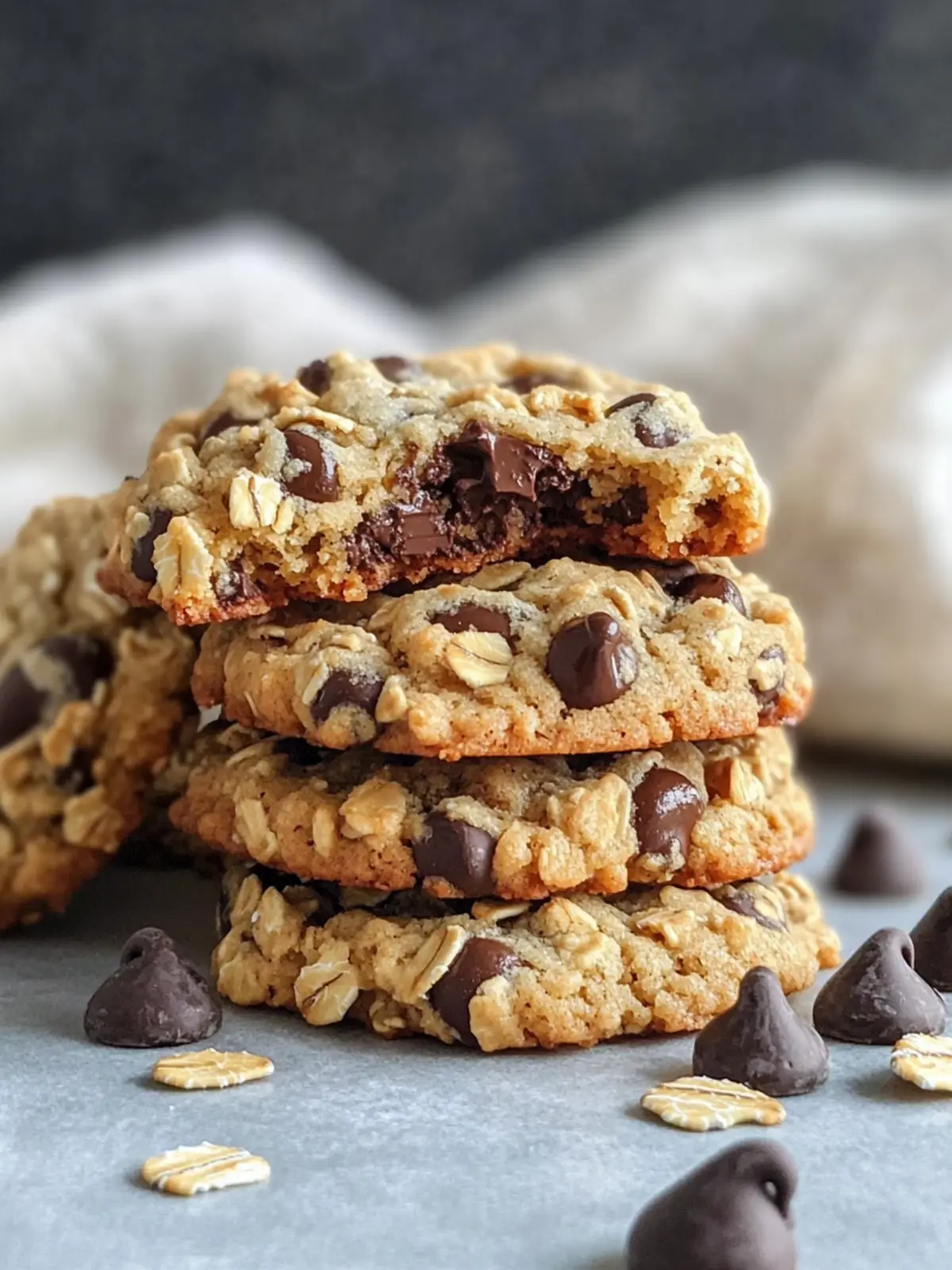 Thick & Chewy Oatmeal Chocolate Chip Cookies You’ll Love 2 Oatmeal Chocolate Chip Cookies