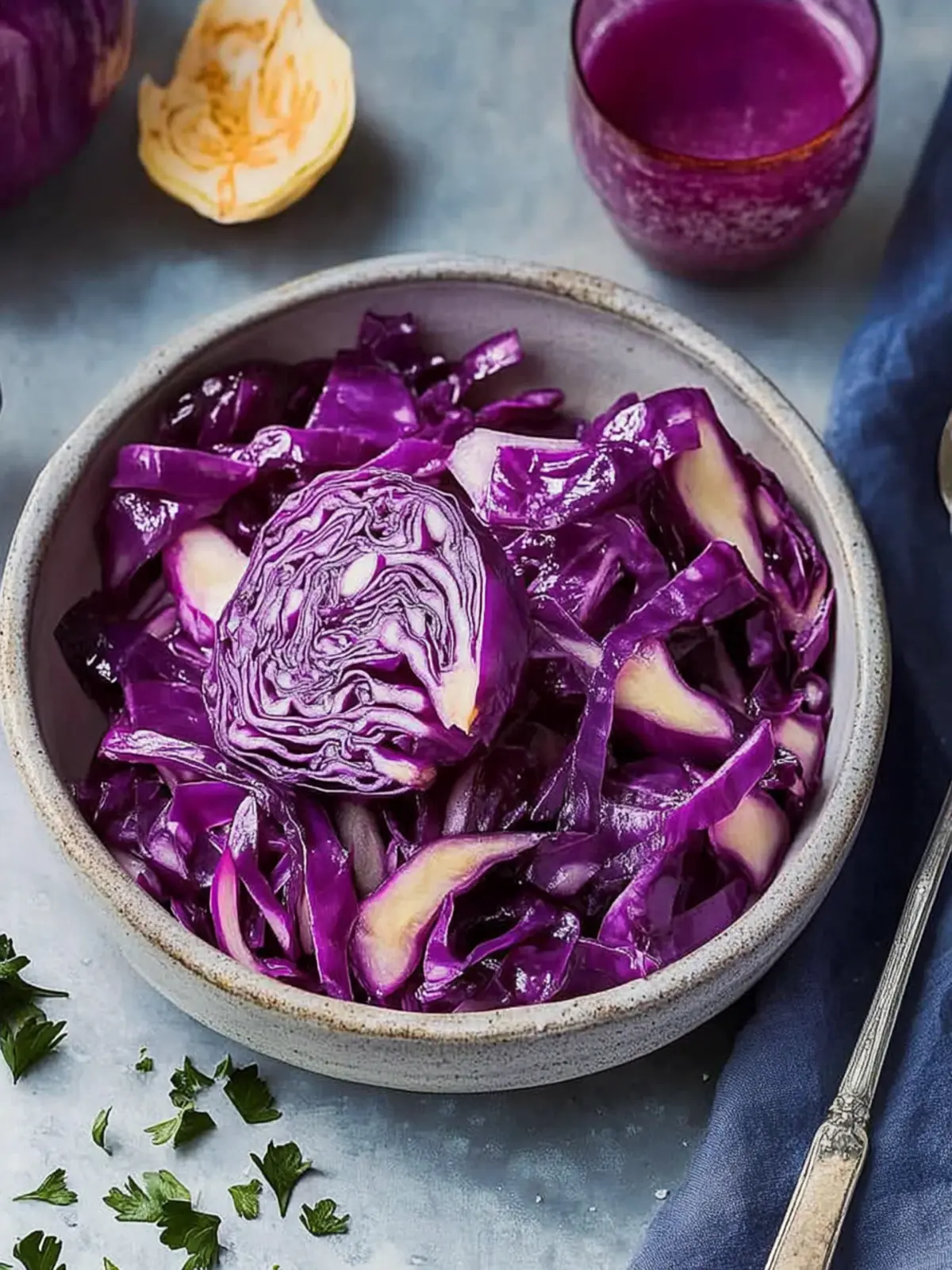 Zesty German Red Cabbage Slaw for a Fresh Flavor Boost 4 German Red Cabbage