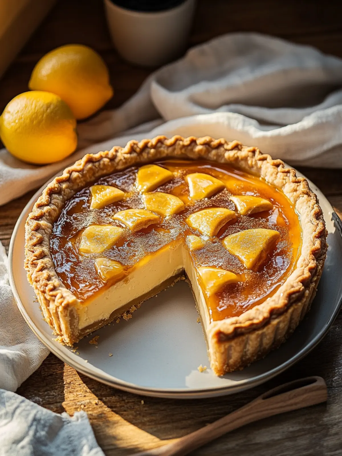 Golden Greek Honey Pie Recipe – Sweet Comfort in Every Bite 2 Golden Greek Honey Pie