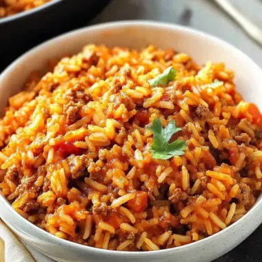 Savory Spanish Rice with Ground Beef for Cozy Nights 10 Spanish Rice with Ground Beef
